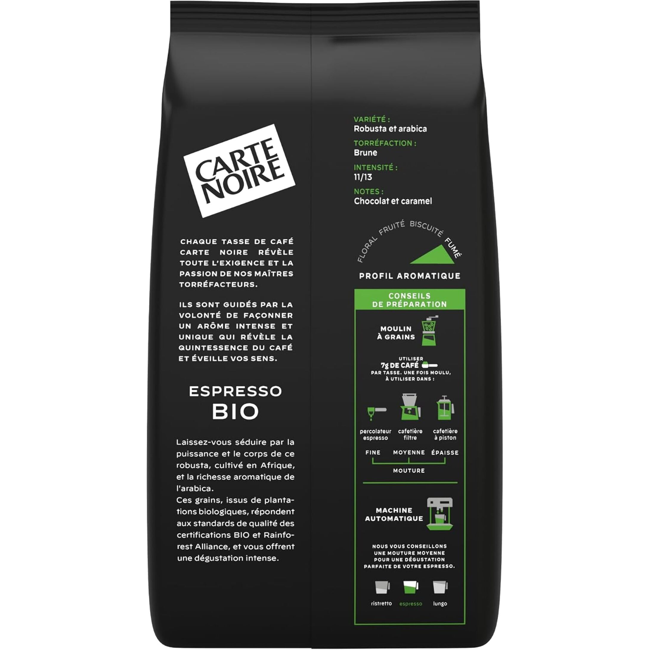 Café Grains Espresso Bio 900G