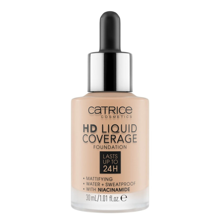 Hd Liquid Coverage Foundation - Fond de Teint Liquide Haute Couvrance 30ml