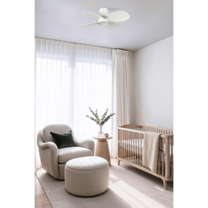KLOVER S Ventilateur de plafond blanc