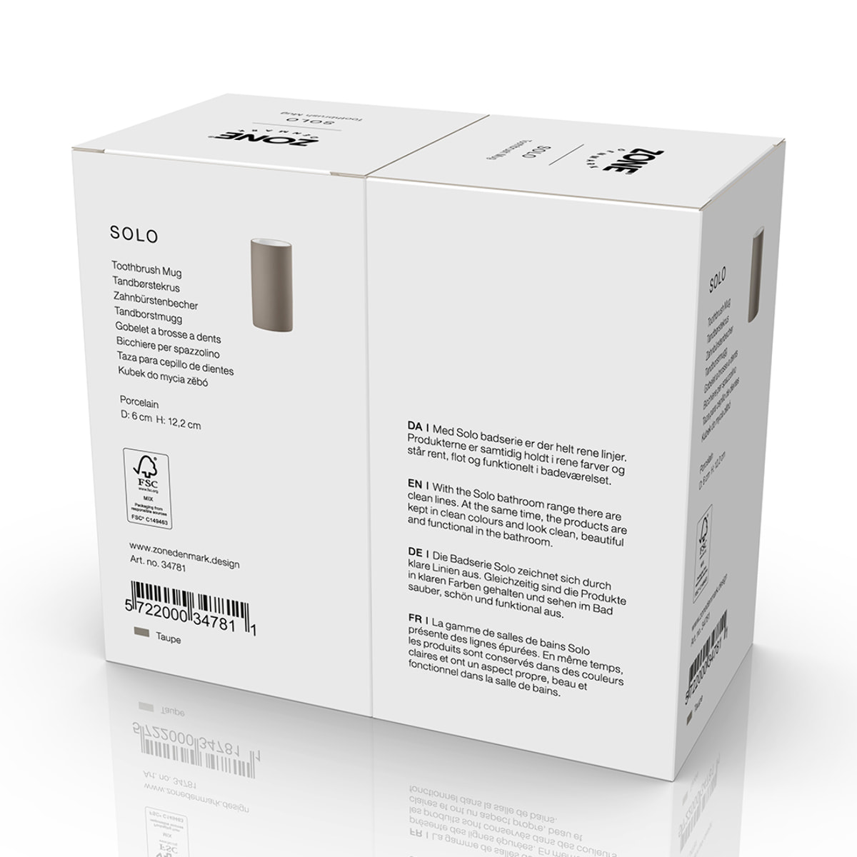 Gobelet pour brosse à dents Solo