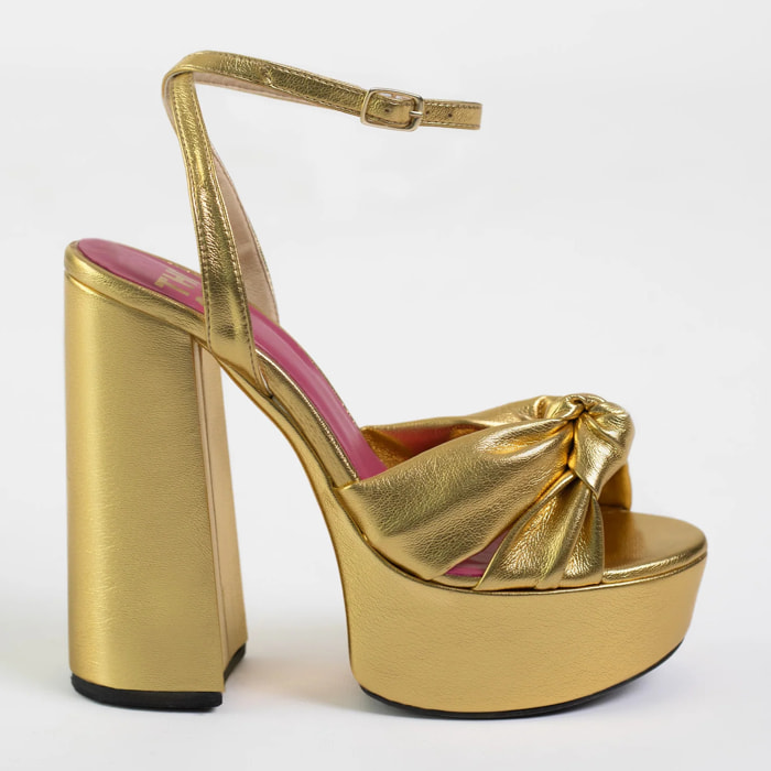 Sandalias de mujer con tacón y plataforma