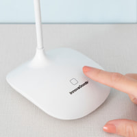 Lampada da tavolo a Led ricaricabile tattile Lum2Go 2 W - bianco - 10x8,5x18 cm