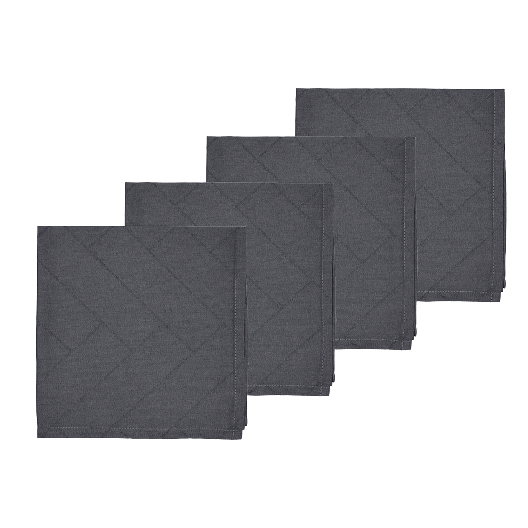 Set de 4 serviettes en tissu Tiles Damas