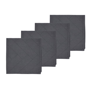 Set de 4 serviettes en tissu Tiles Damas