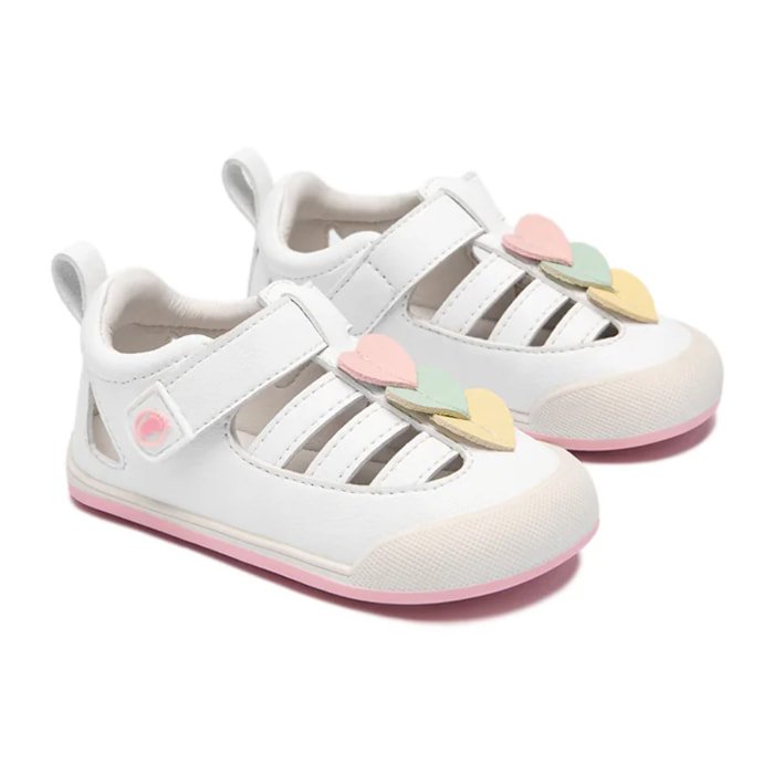 Sandalias Cerradas Respetuosas Corazones Multicolor