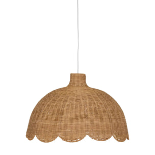 Suspension Mili ronde D.58cm marron