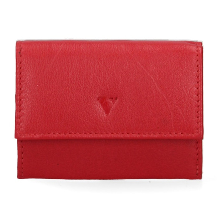 Portafoglio donna - Modello False - Ecopelle e poliestere - 10.0 x 7.5 x 2.0 cm