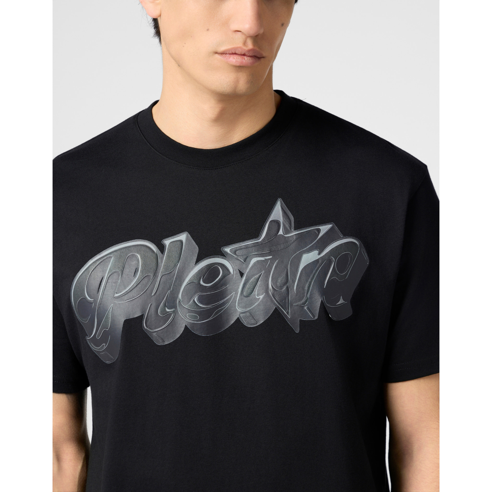 PHILIPP PLEIN Camiseta de cuello redondo y manga corta