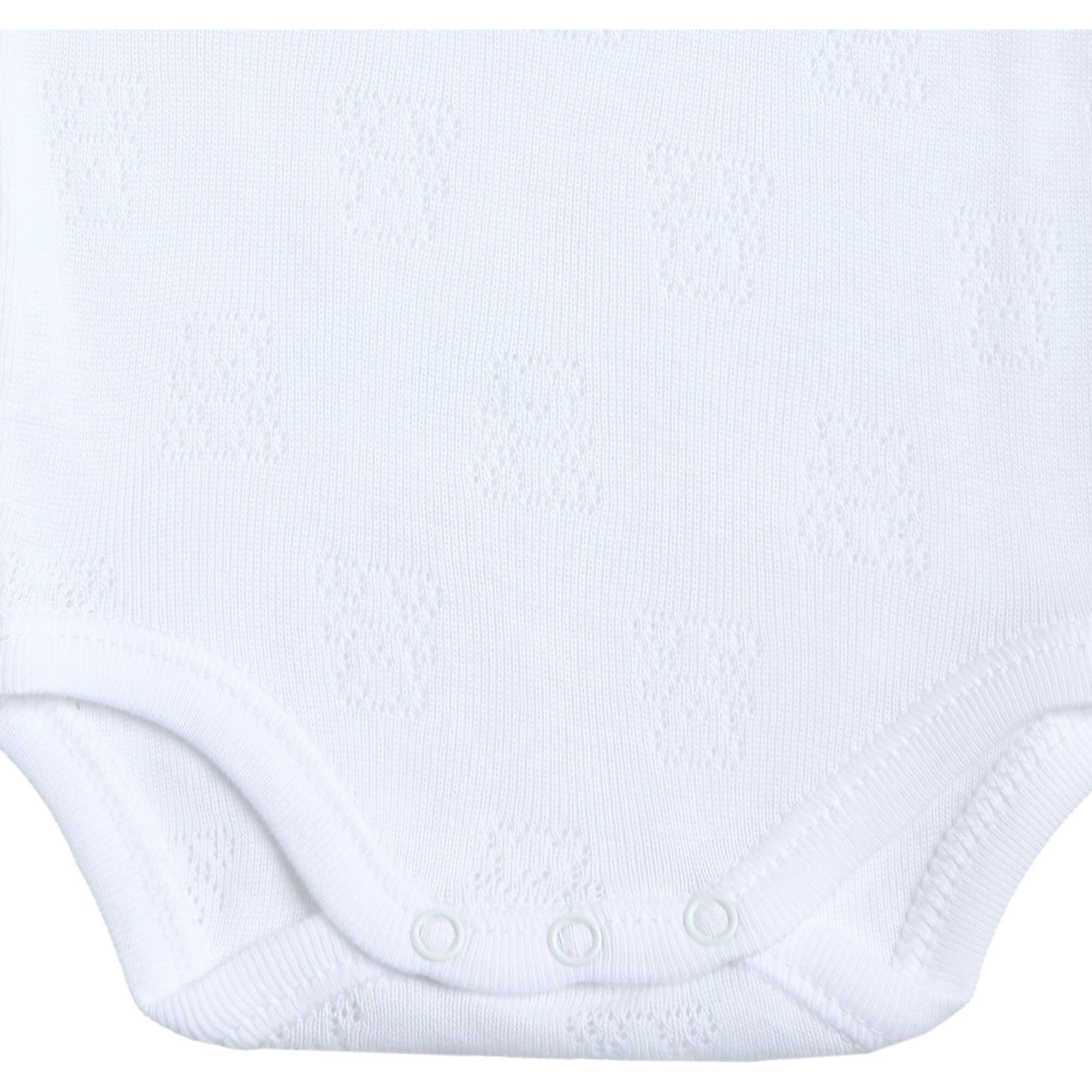 Body bebé manga corta calado ositos