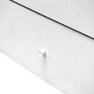 Cameretta completa con armadio 6 ante e divano letto con secondo letto estraibile, 293 x 90 x 247, Bianco