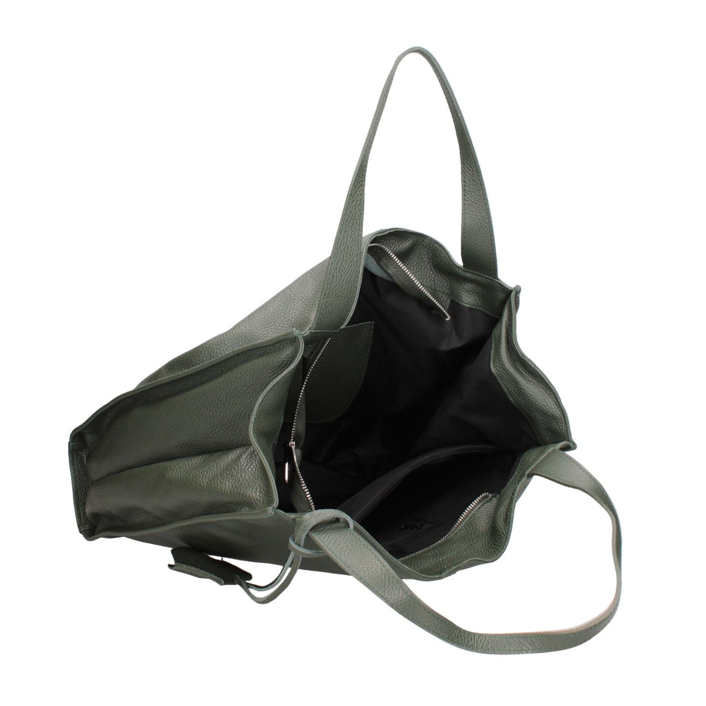 Borsa a spalla da donna - Modello Aelia - Vera pelle - 40.0 x 36.0 x 12.0 cm