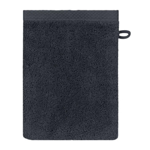 Gant de toilette pur coton 550 g/m² uni marine Elea navy