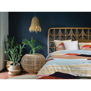 Parure Housse De Couette 3pcs 100% coton 47fils Safa