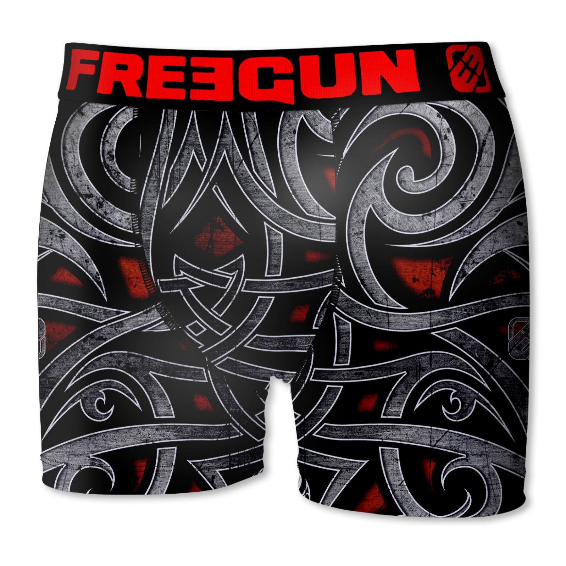 calzoncillo boxer freegun color negro para niño tribal