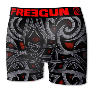 calzoncillo boxer freegun color negro para niño tribal