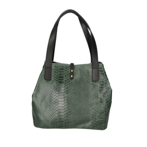 Borsa a mano da Donna Clarissa in Vera Pelle Made in Italy 26x32x15 cm