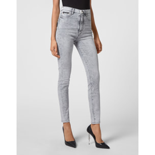 PHILIPP PLEIN Jegging de cintura alta