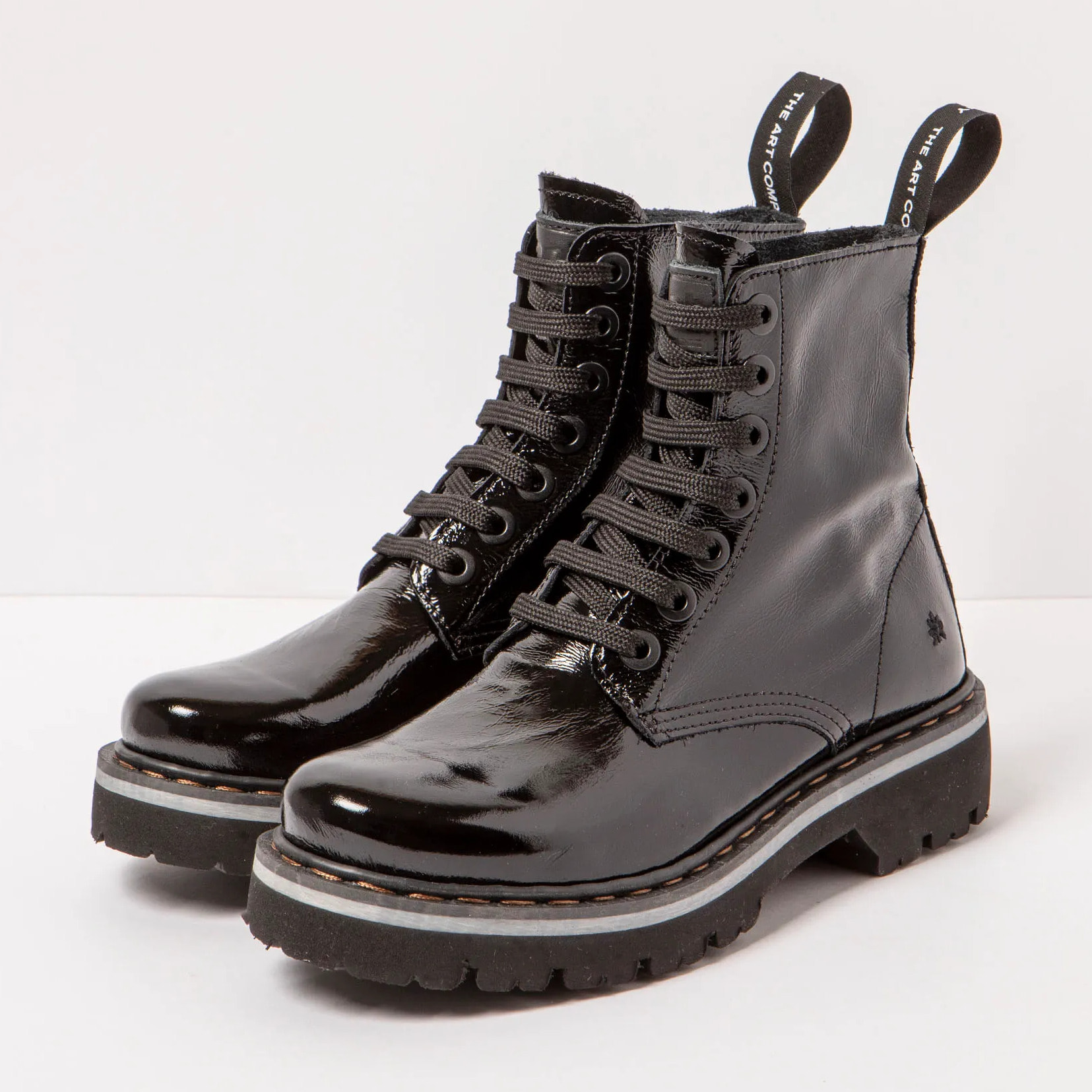 Botines 1166 PATENT FLASH BLACK / MARINA color Black