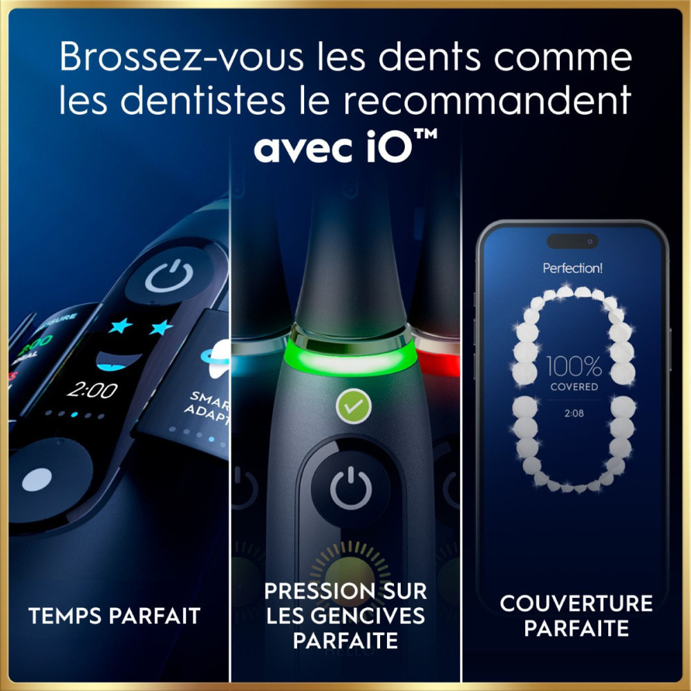 Brosse à dent Oral-B iO9 Series Noire Special Edition