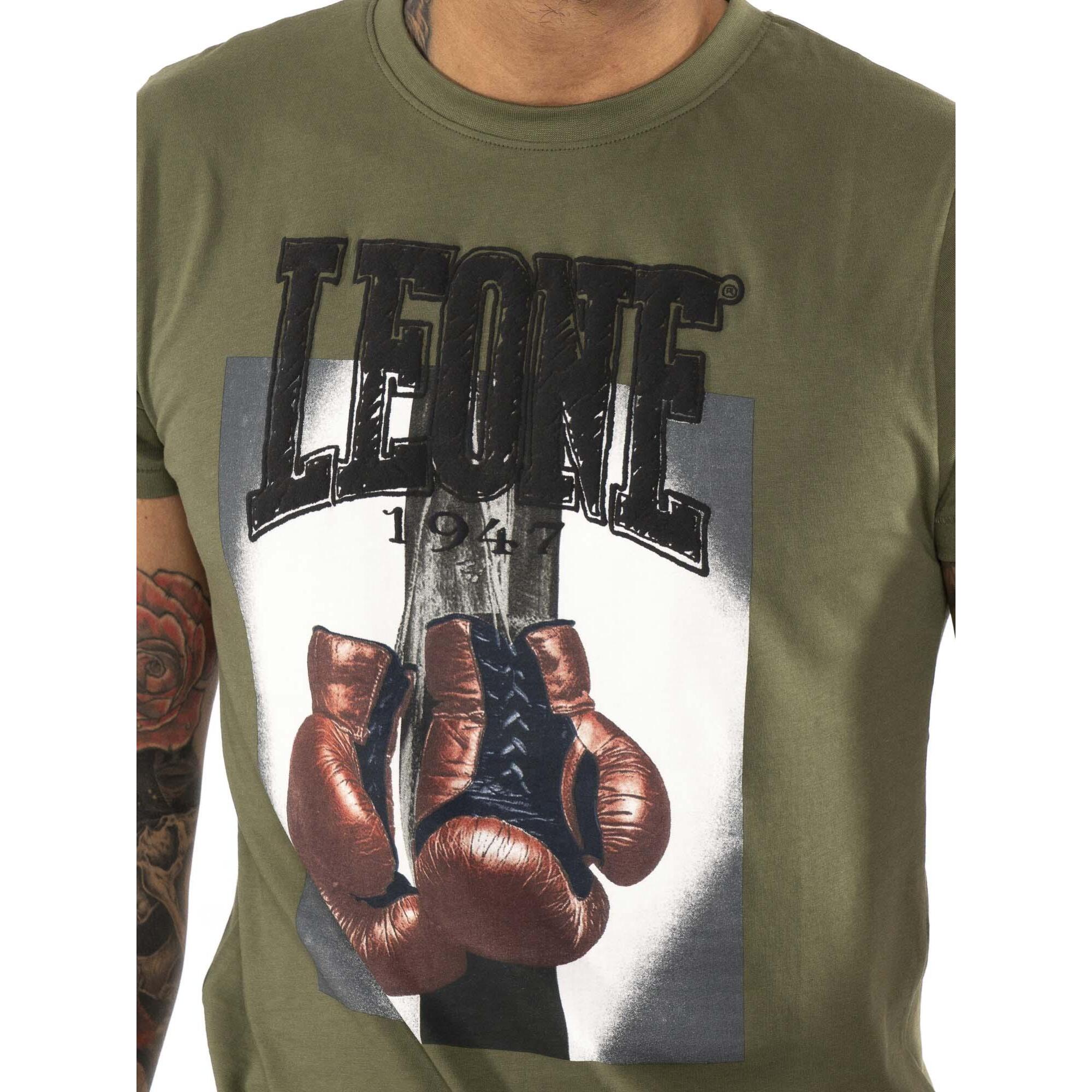 Camiseta de hombre de manga corta con estampado de guantes "Celebated"