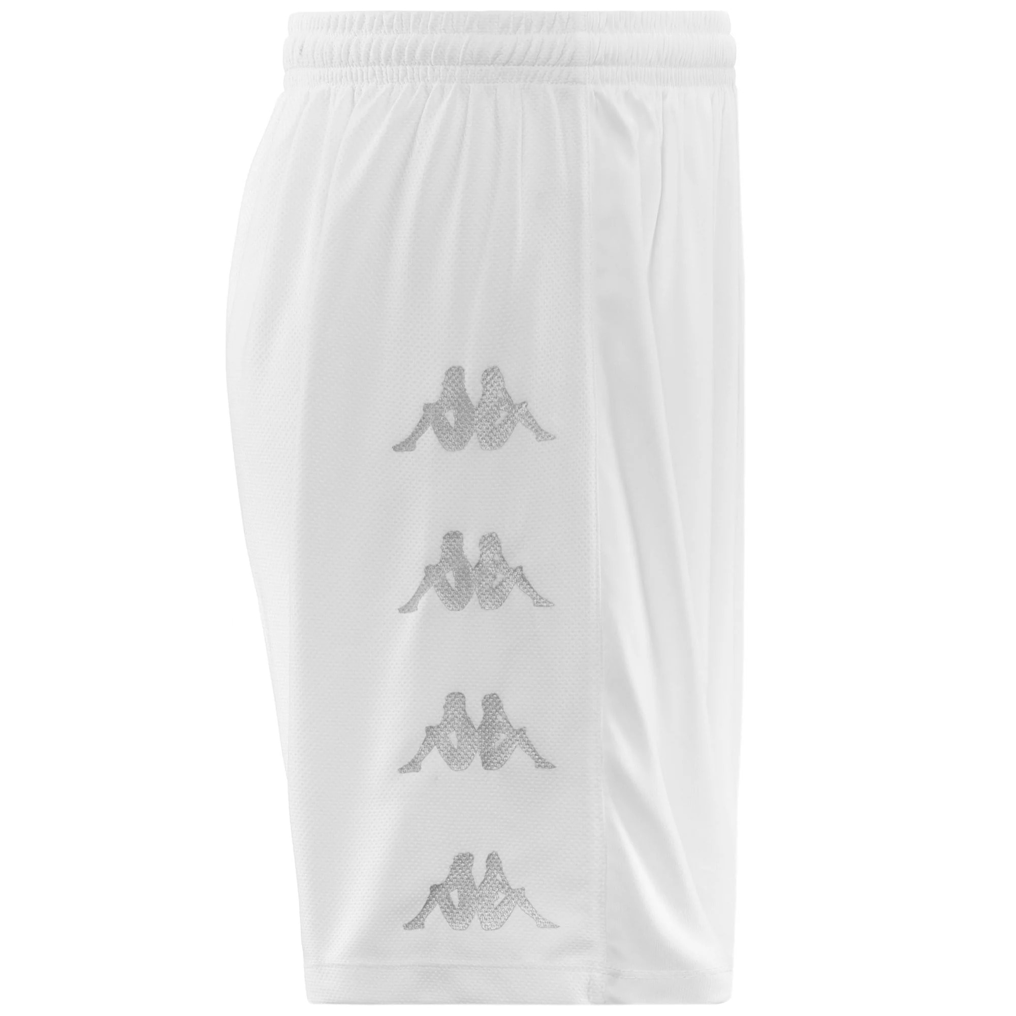 Kappa - Pantaloni Corti Bambino Bianco - Kappa4Soccer Delebio