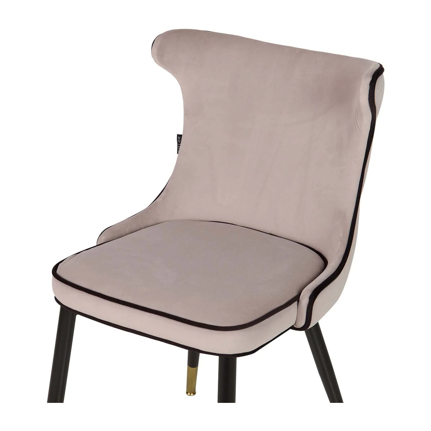 Silla Velvet Gris Aspen 49x54x82 Cm