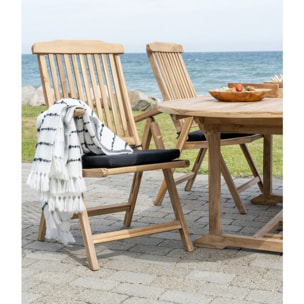 Cuscino outdoor Alture nero per sedia