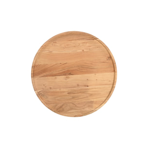 Table basse ronde en bois massif D80 cm MATERA