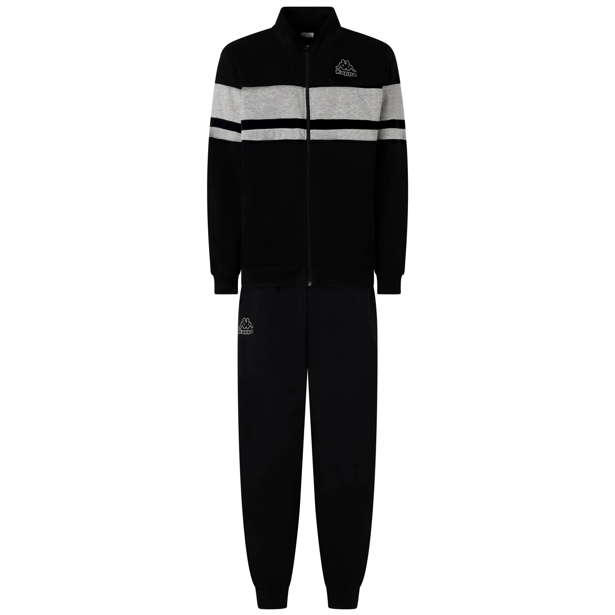 Tute Sportive Kappa Uomo Logo Goppio Nero
