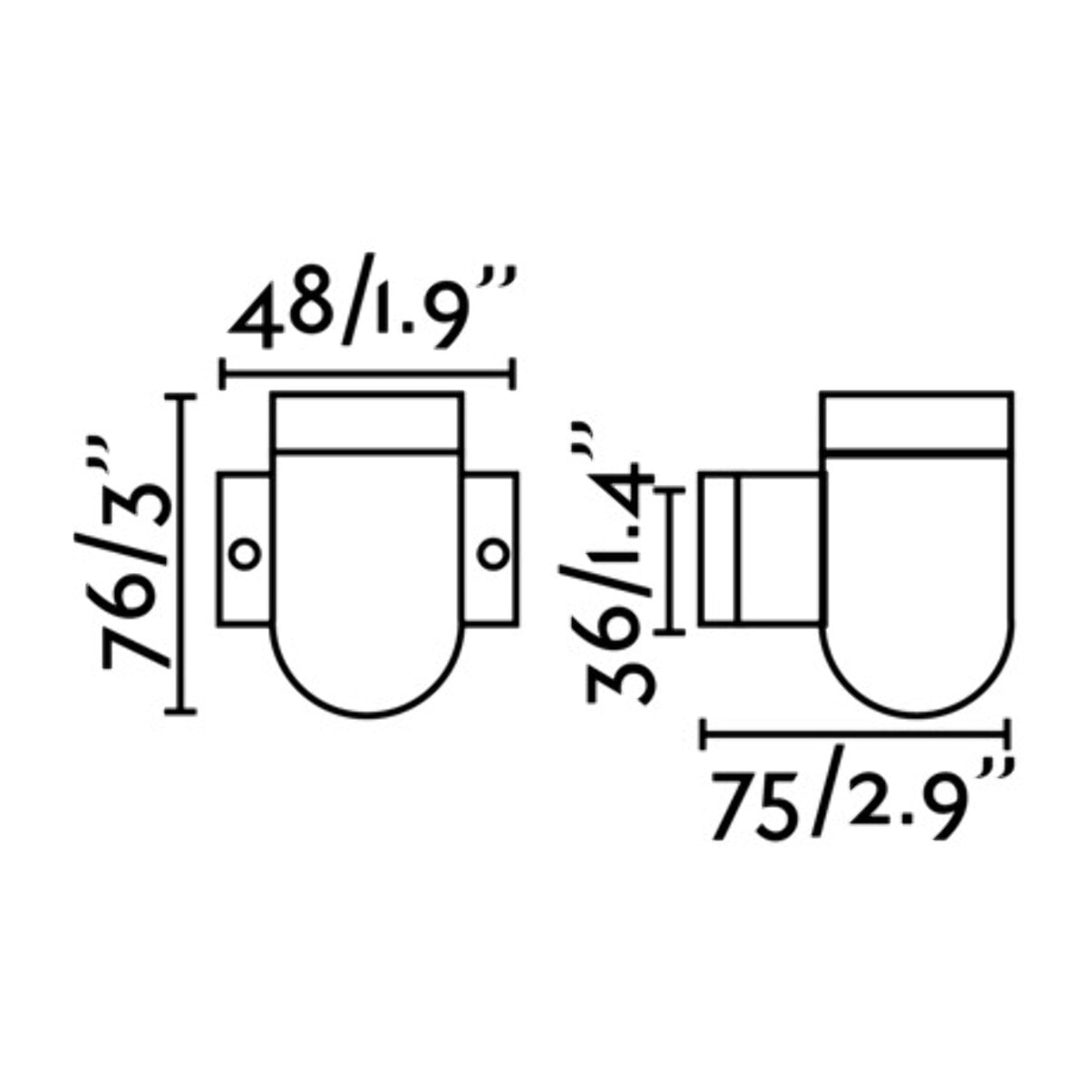 SERA Lampe applique blanche