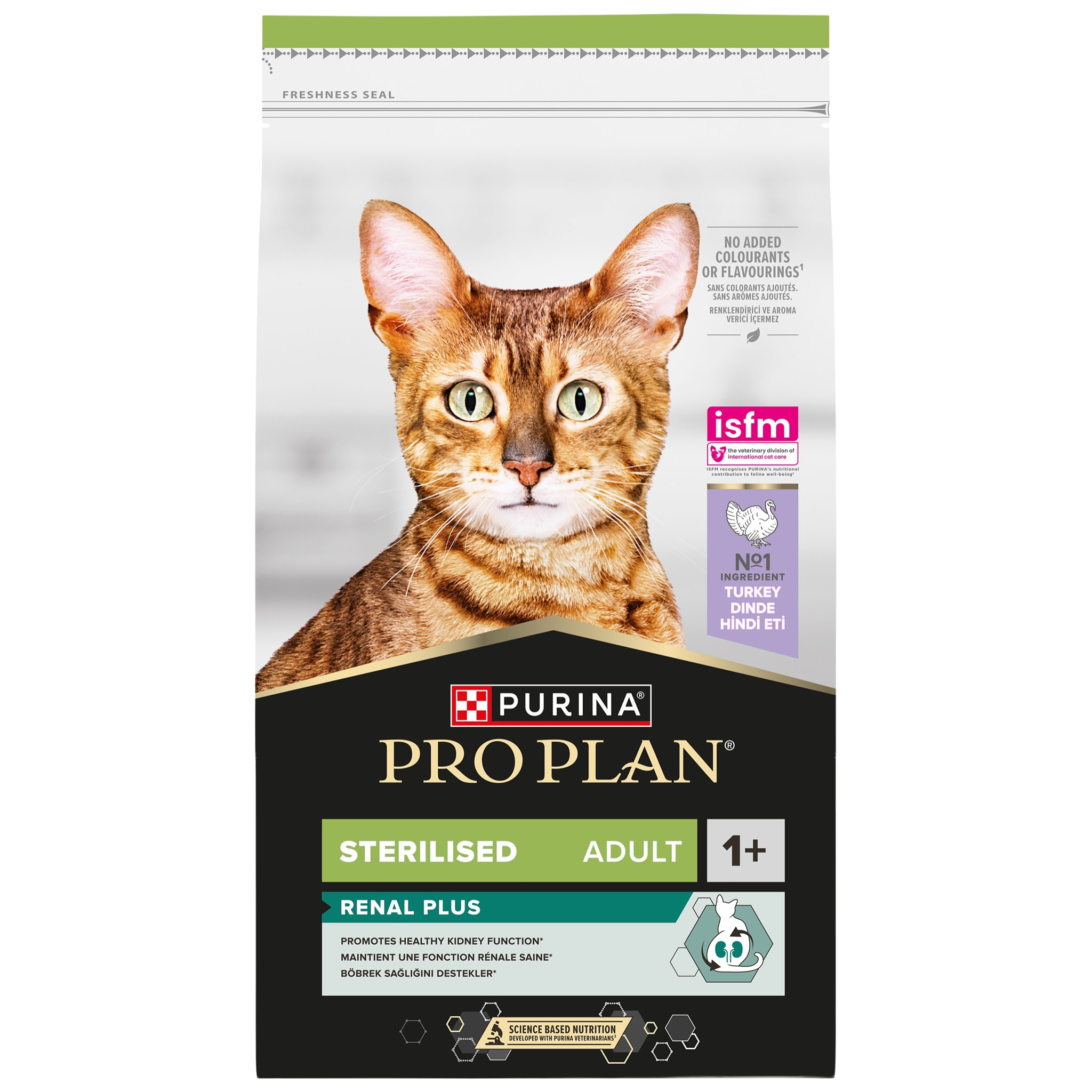 PURINA PRO PLAN Sterilised Adult 1+ RENAL PLUS, Riche en Dinde