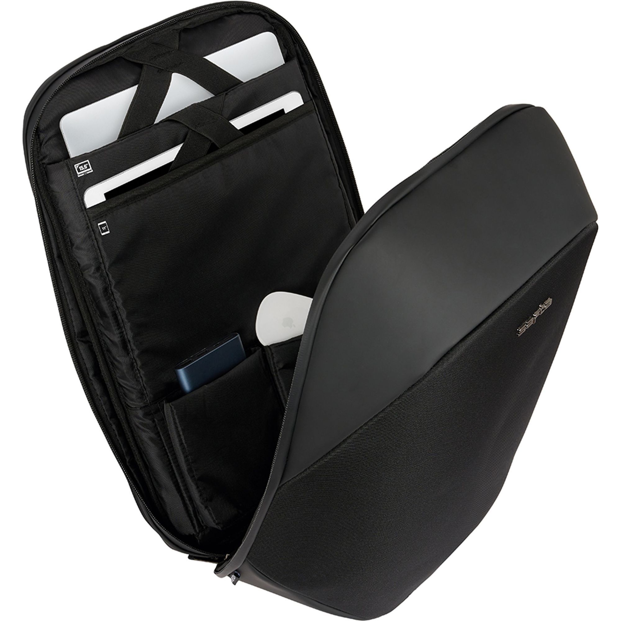 Mochila sistema reduccion de peso safta business "black"