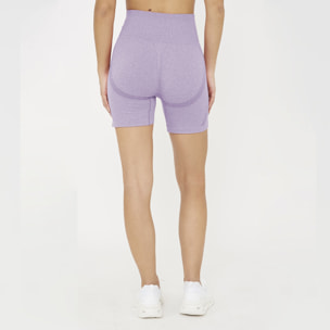 Pantaloncini da allenamento JULES effetto push-up lilla