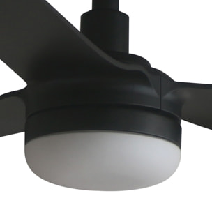 PUNT M LED Ventilateur noir DC