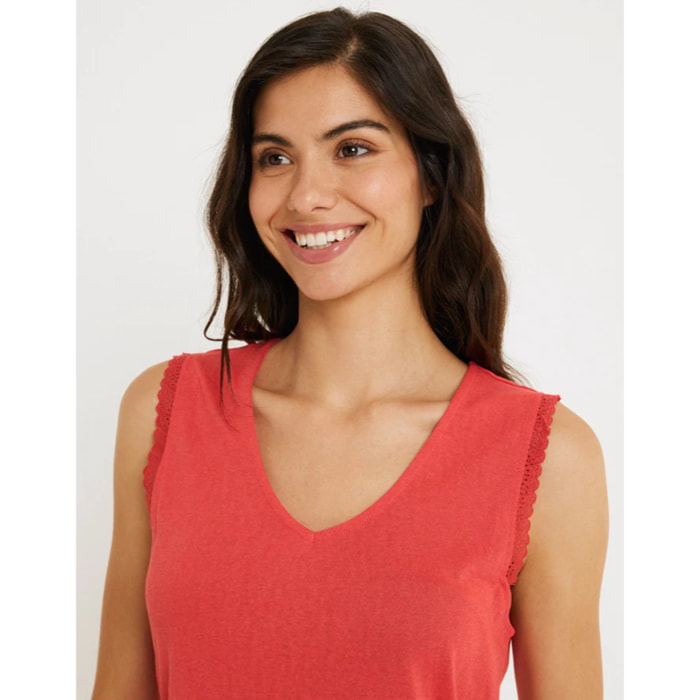 Camiseta Tirantes Naranja - Gabi