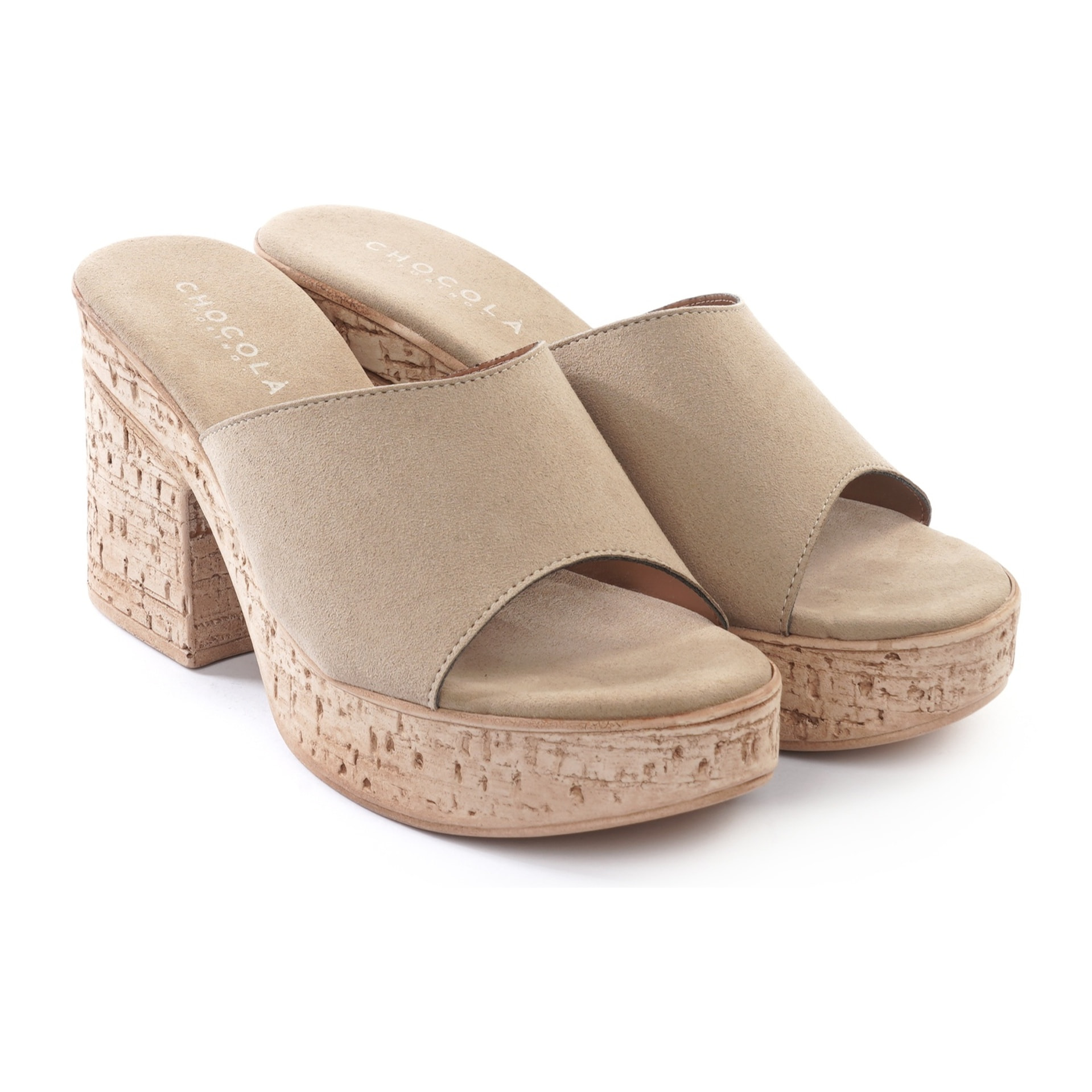 MULE TACCO SUGHERO BEIGE