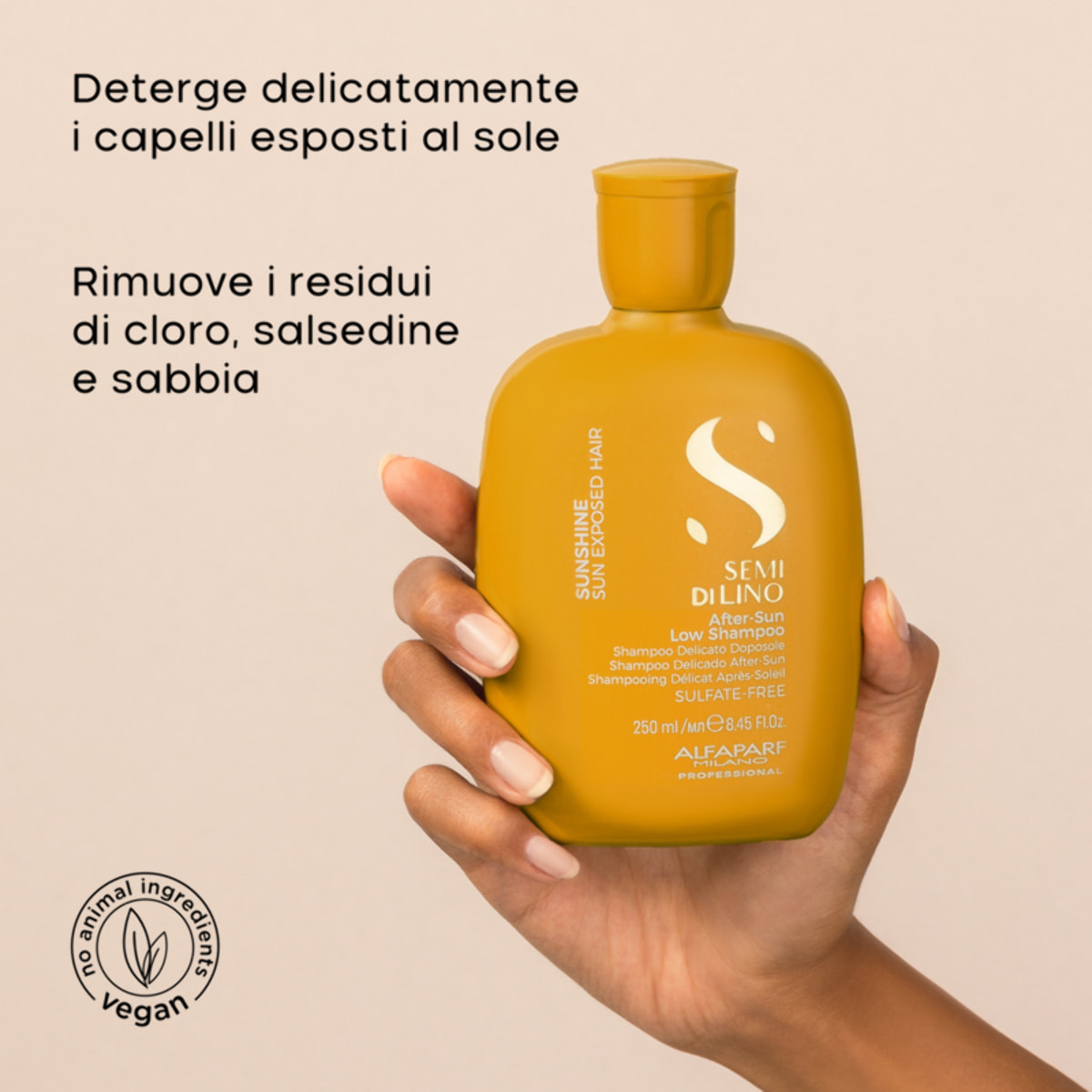 ALFAPARF MILANO Semi Di Lino Sunshine After Sun Low Shampoo 250ml