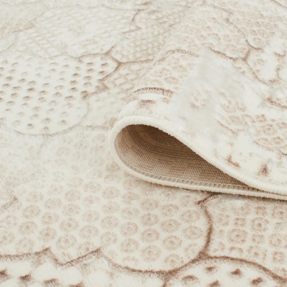 Tapis salon et chambre tissé motif fresque RANU