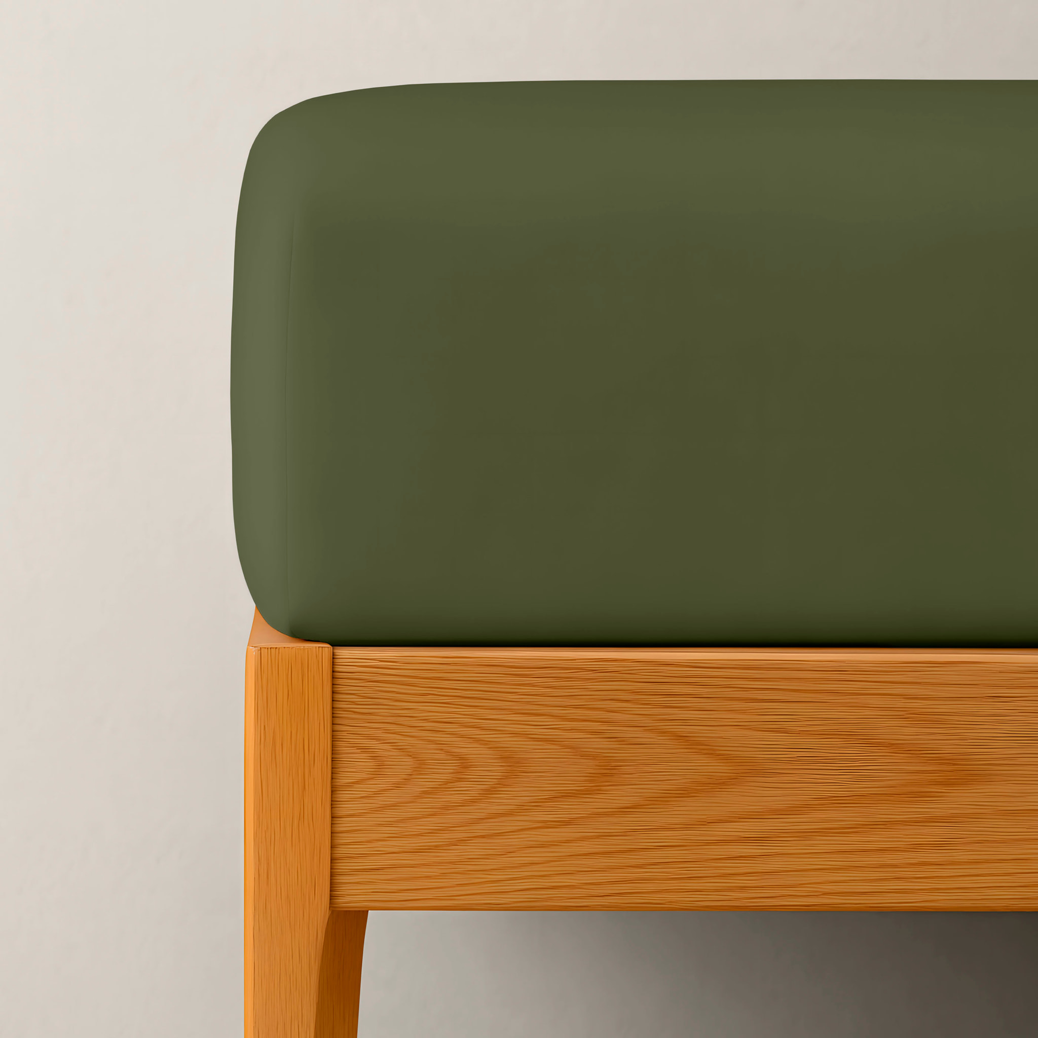 Naturals - Sábana bajera Lisa - Ajustable - 100% Algodón - Verde Botella