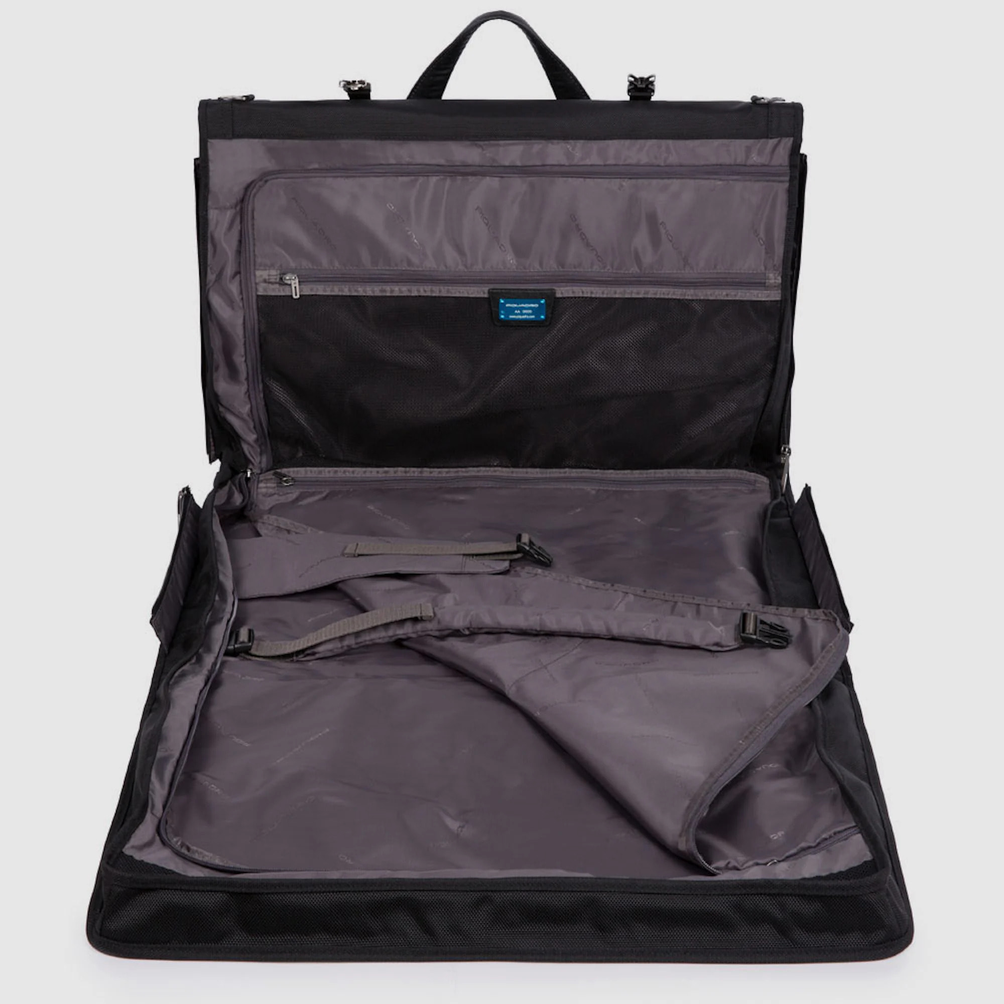 Piquadro Borsa porta abiti pieghevole in tessuto riciclato