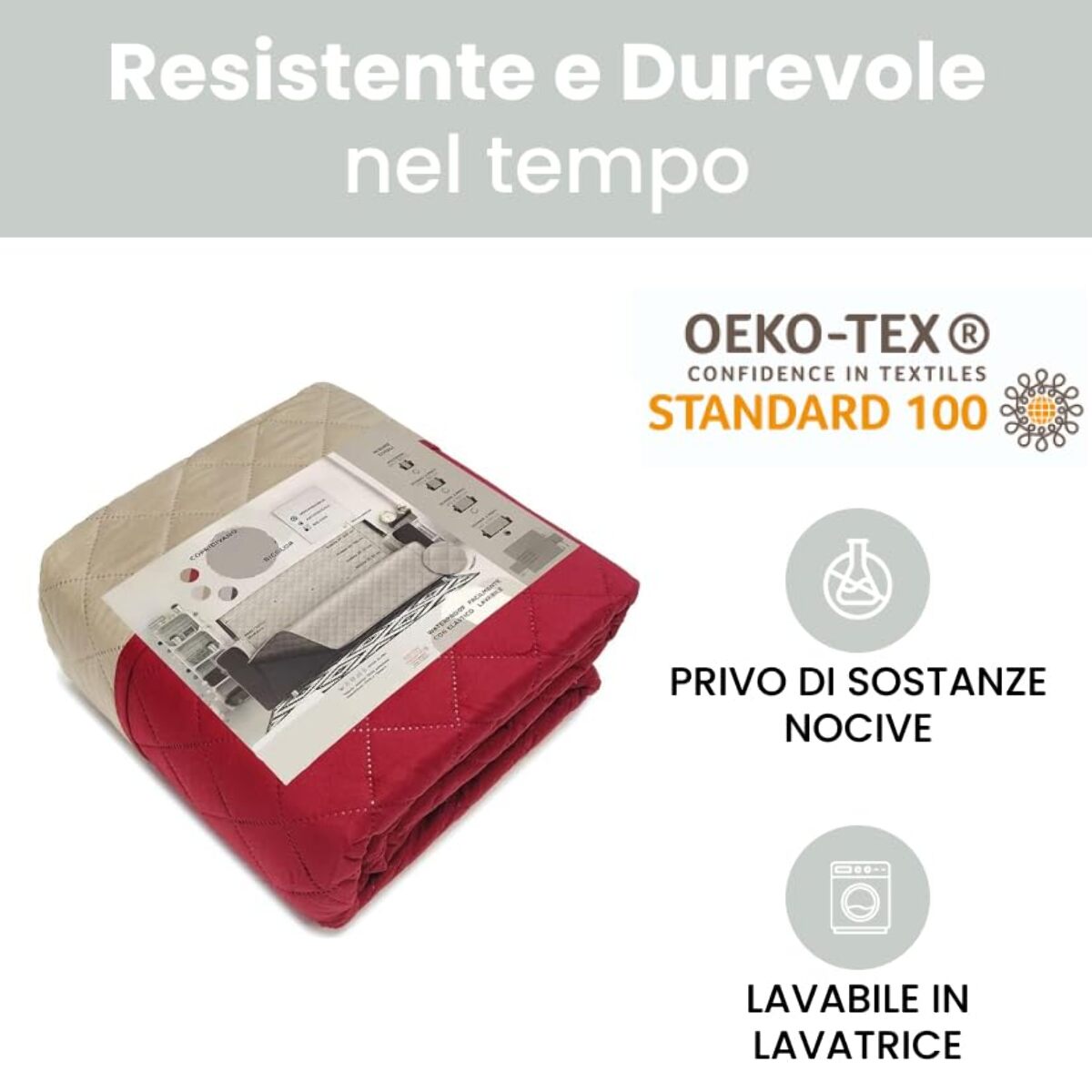 Copripoltrona impermeabile antimacchia reversibile con elastico, telo protettivo resistente a liquidi e sporco, ideale per animali domestici, vestibilità stabile e adattabile, facile da lavare, soluzione pratica e durevole per la casa
