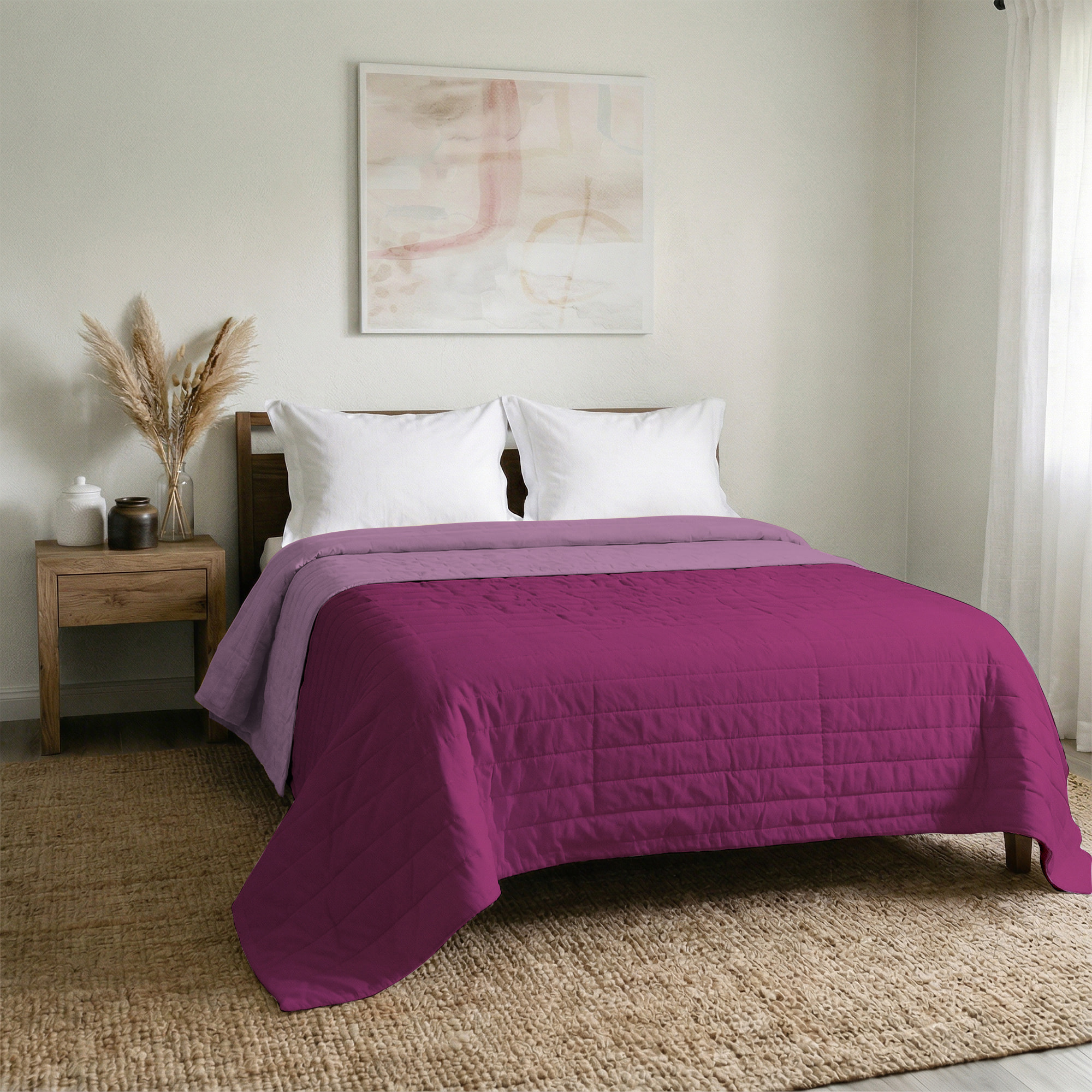 TRAPUNTINO ESTIVO ELEGANT MATRIMONIALE, BICOLORE