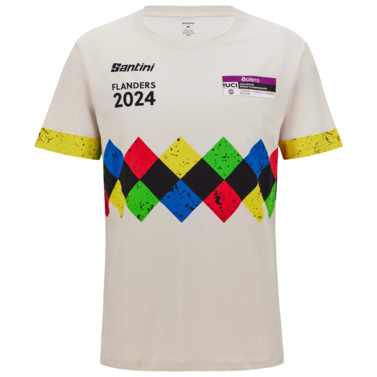 2024 Uci Gravel World Championships - T-Shirt Leuven - Grigio - Unisex