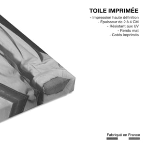 Tableau louis de funes en tournage Toile imprimée