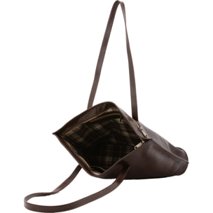 Borsa a spalla  da donna In Vera pelle Made in Italy 31x43x10 cm