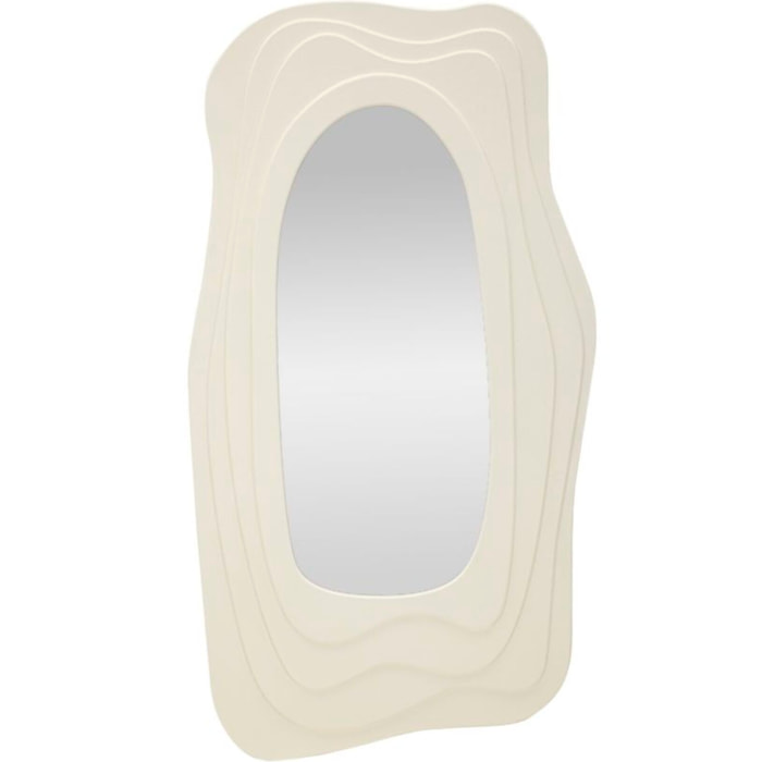 SPECCHIO DA MURO DAFNE BIANCO CM 90X4X165