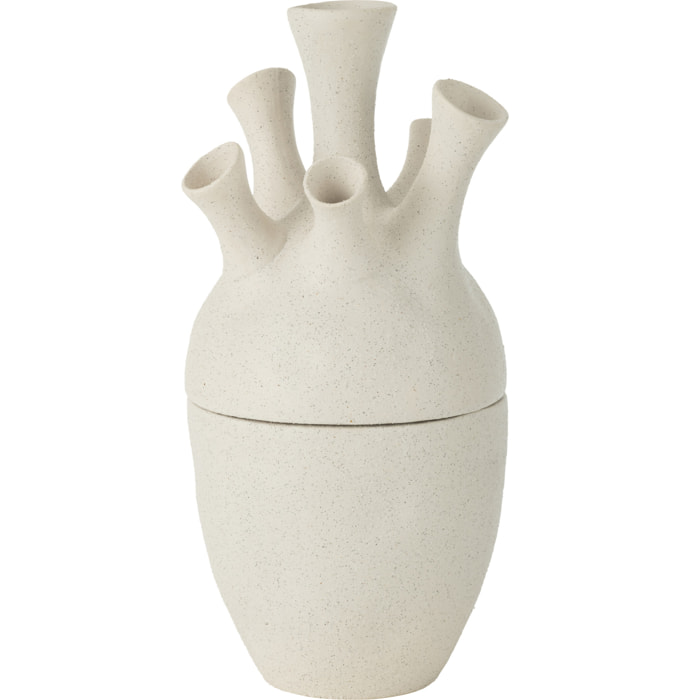 J-Line vase Corail - céramique - blanc - large