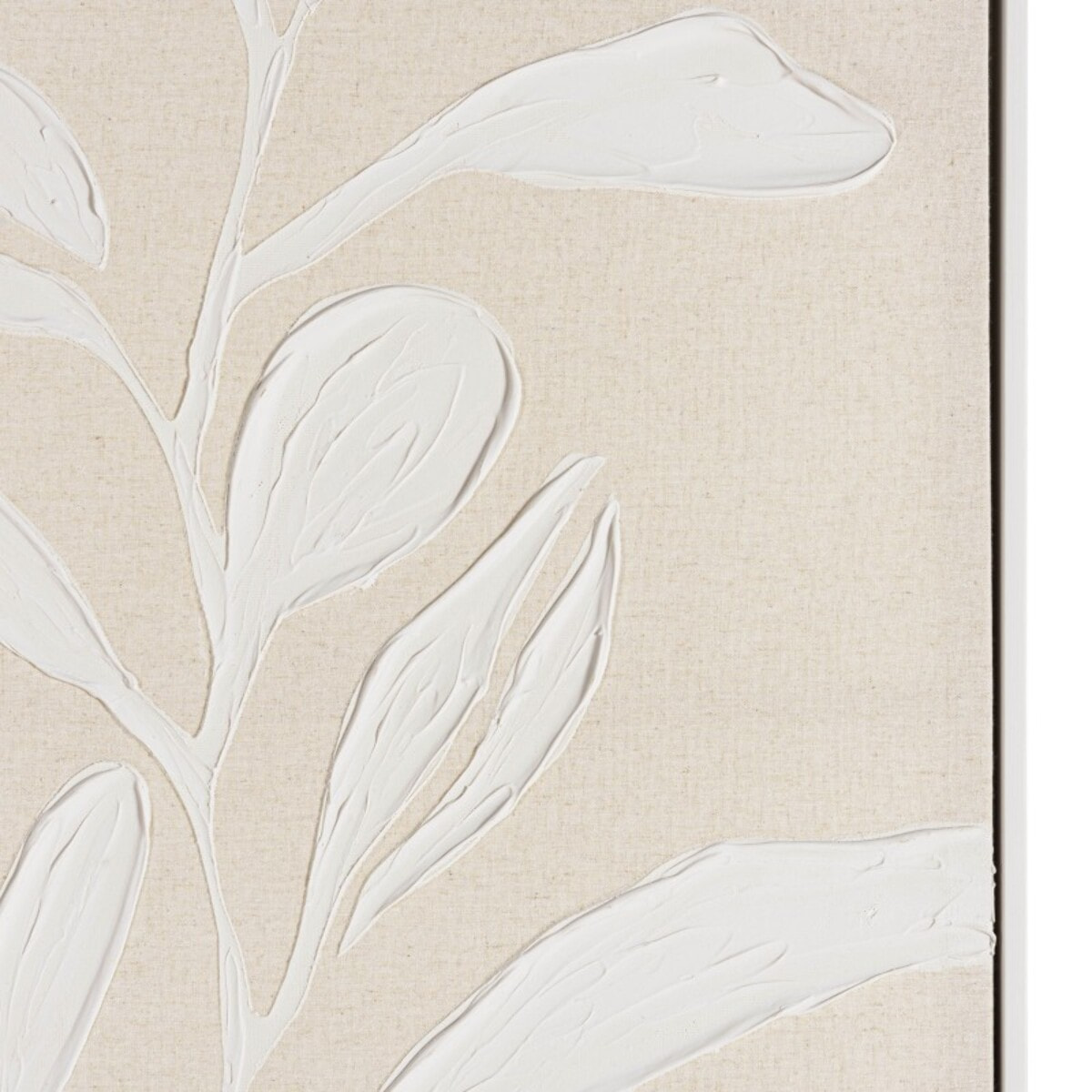 HOMER - Décoration murale 83x123cm motifs fleurs n°1, cadre naturel