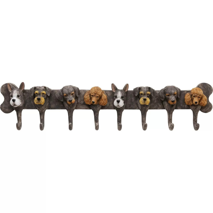 Portemanteau mural chiens 69cm Kare Design