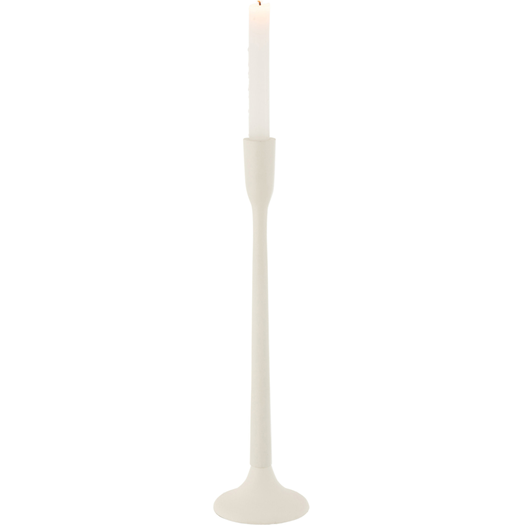 J-Line chandelier - métal - mat blanc - large